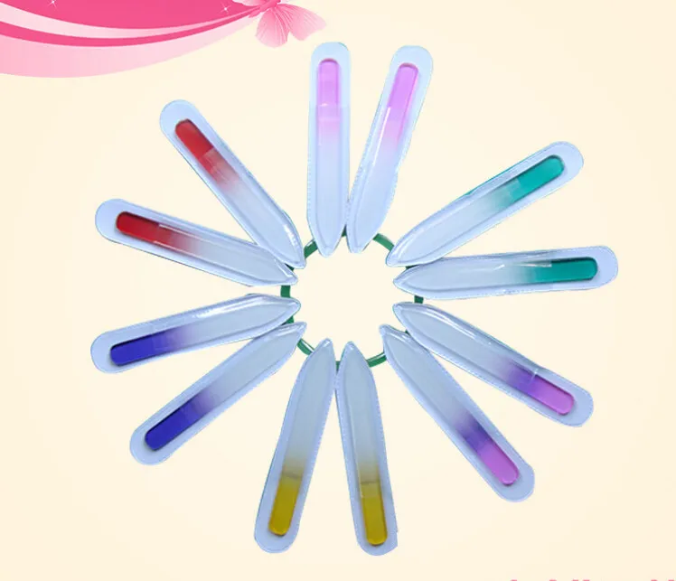 Vidro de Cristal Lixa de Unhas Prego