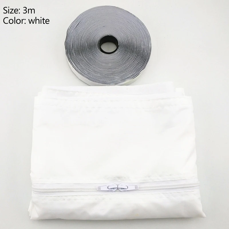 3m white 3 м/4 м/5,6 м окно шлюз пломба Крышка для кондиционера мягкий розыгрыш оконный утеплитель для всех мобильных кондиционеров - Цвет: 3m white