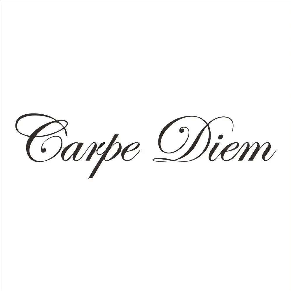 Образовательная Настенная ПВХ наклейка Carpe Diem латинские цитаты художественная