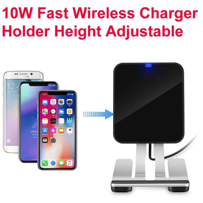 

10W Fast Wireless Charging Holder Height adjustable Bracket