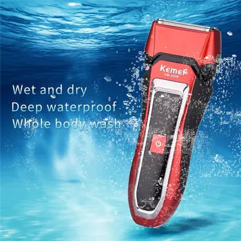 

3 Blade Head Floating Washable Electric Shaver Razor For Men Fast Rechargeable Reciprocating Beard Trimmer Shaving Machine