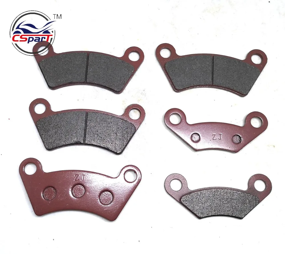 

3 Sets Brake Pad Semi metallic Buyang Feishen 300CC ATV Quad FRICTIONAL PLATE Front Rear