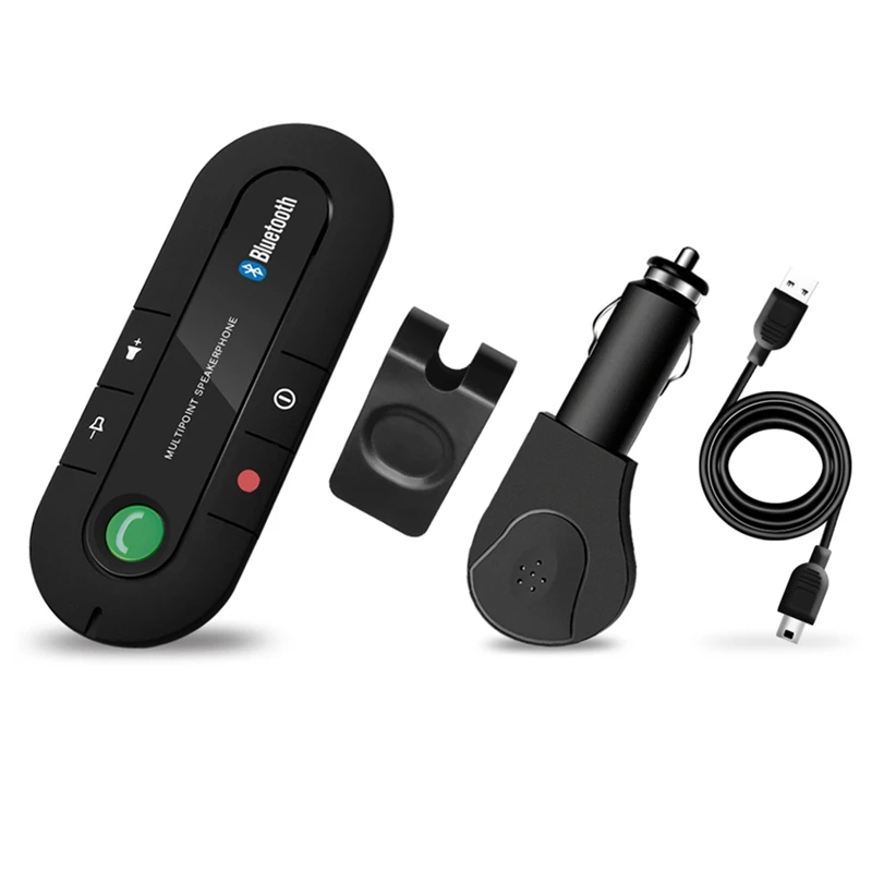 

Sun Visor BT Speakerphone MP3 Music Player Wireless Receiver Speaker Handsfree Bluetooth Car Kit Clear Sound