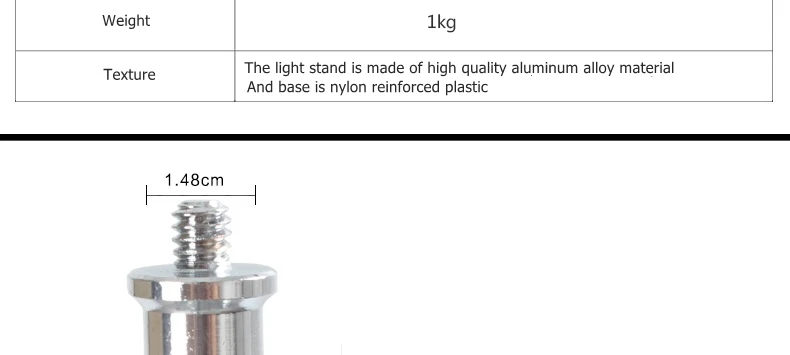 2 м(79in) фото студия алюминиевый сплав лампа светильник стенд 1/4 винтовой светильник Штатив для софтбокс Godox видео вспышка