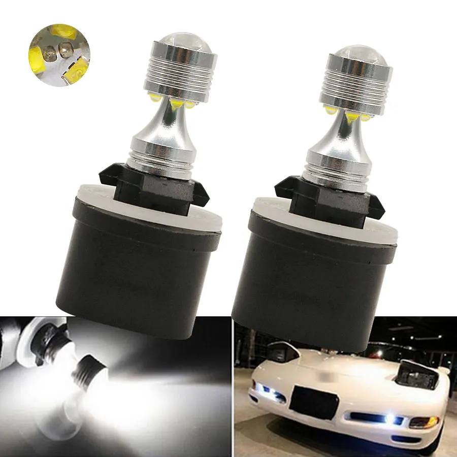 2Pcs H27 880 LED Fog Lights 30W Car Front Fog Lights White 893 890 899