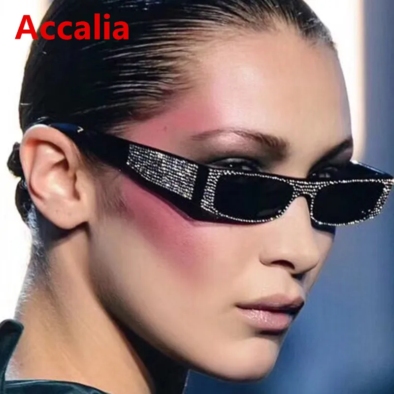 

2019 Imitation Faux Diamond Sunglasses Women Brand Designer Luxury Square Rhinestone Sun Glasses Ladies Rectangle Eyewear Shades