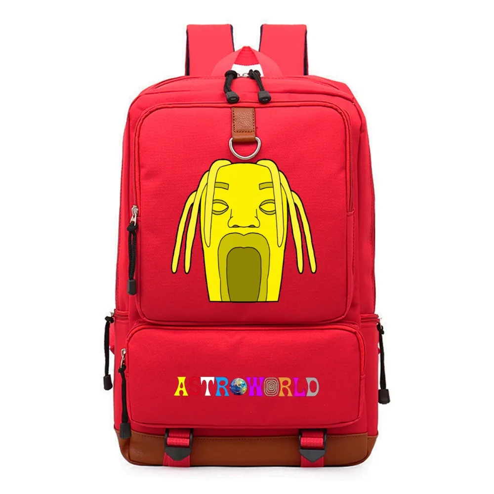 Pastele TRAVIS SCOTT ASTROWORLD WISH YOU WERE HERE TOUR Custom Backpack  Personalized School Bag Travel Bag