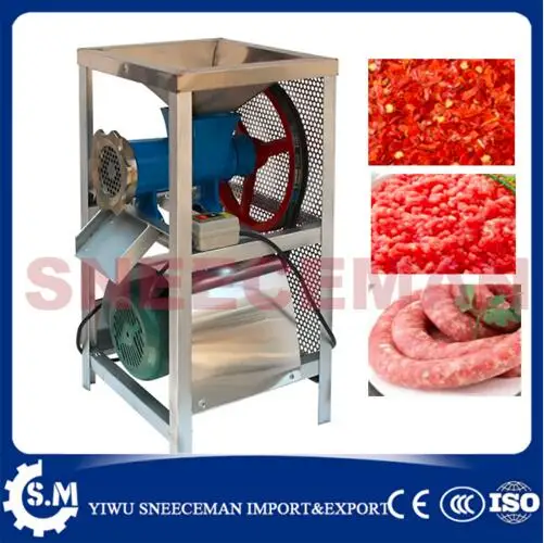 

150kg/h commercial meat grinder machine broken bone machine minced meat machine twisted chicken rack pepper sausage machine