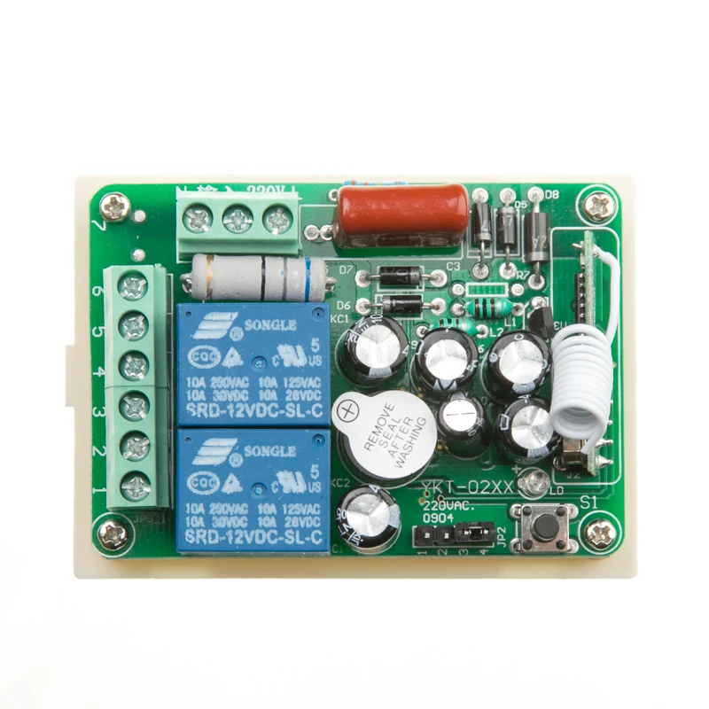 Новый AC220V 2CH RF беспроводной пульт дистанционного управления Система teleswitch