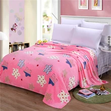 Accueil textile couverture polaire plaid super doux et chaud blandets jeter sur canapé/lit/avion voyage plaids patchwork solide lit feuilles
