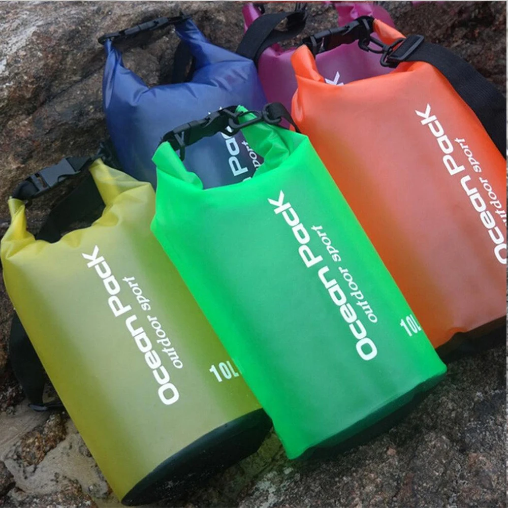 

Portable 2L 5L 10L 15L 20L Waterproof Storage Dry for Swimming Hiking Camping PVC Sports Bag Fishing Bag Sack Folding Bucket