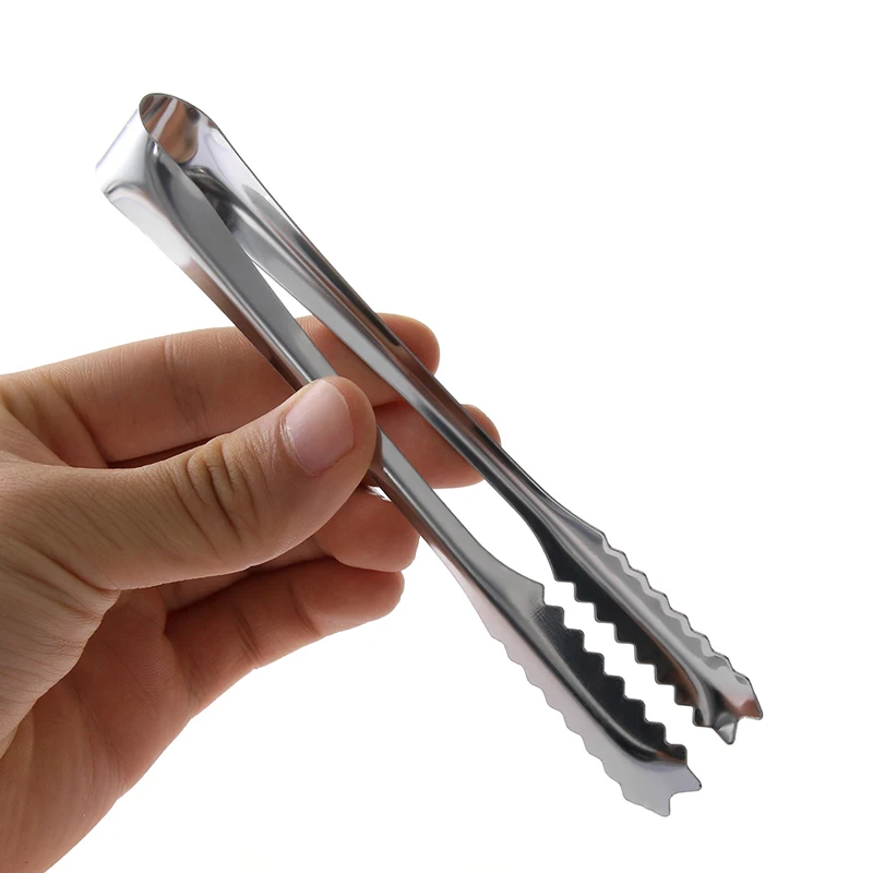 Stainless Steel Ice Tongs Mini Kitchen Tongs Sugar Ice Cube Tongs Tea Coffee Small Bar Party Serving Tongs Kitchen Utensils (4)