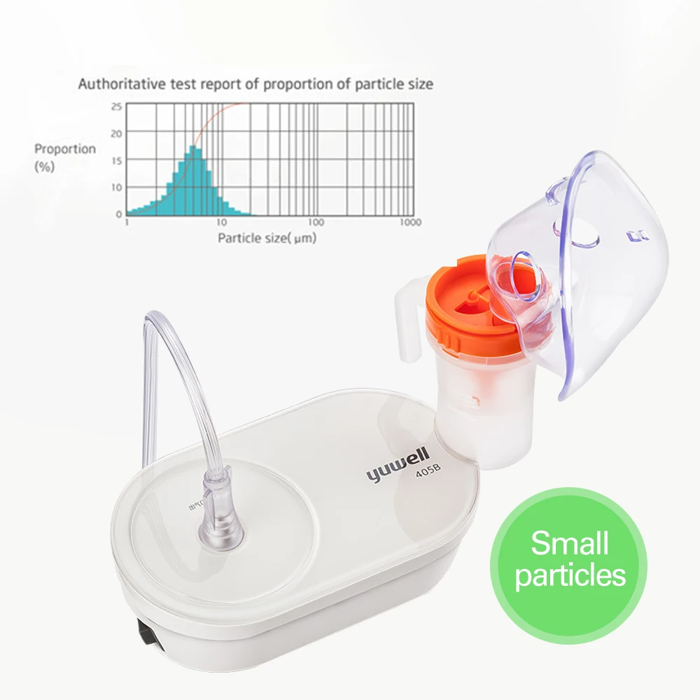Yuwell медицинские взрослые дети астма 405B воздух-сжимающий небулайзер ингаляция лекарственных средств пульверизатор с респиратором паром устройств CE FDA