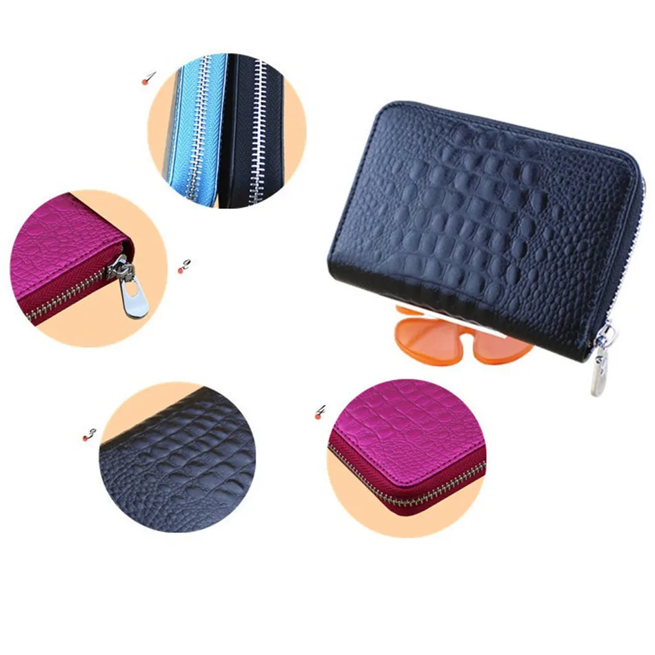 Zipper Leather switchblade keychain Keys to the Car Purse Holder Bag