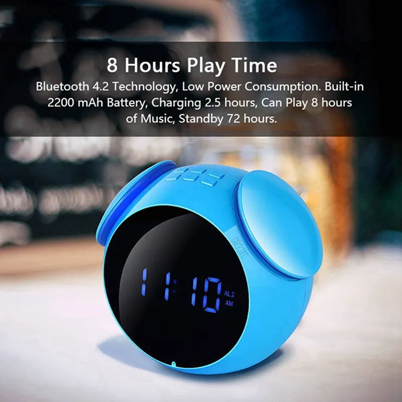 Мини Bluetooth аудио функция колонки 4 2 протокол MP3 карты зеркальный дисплей