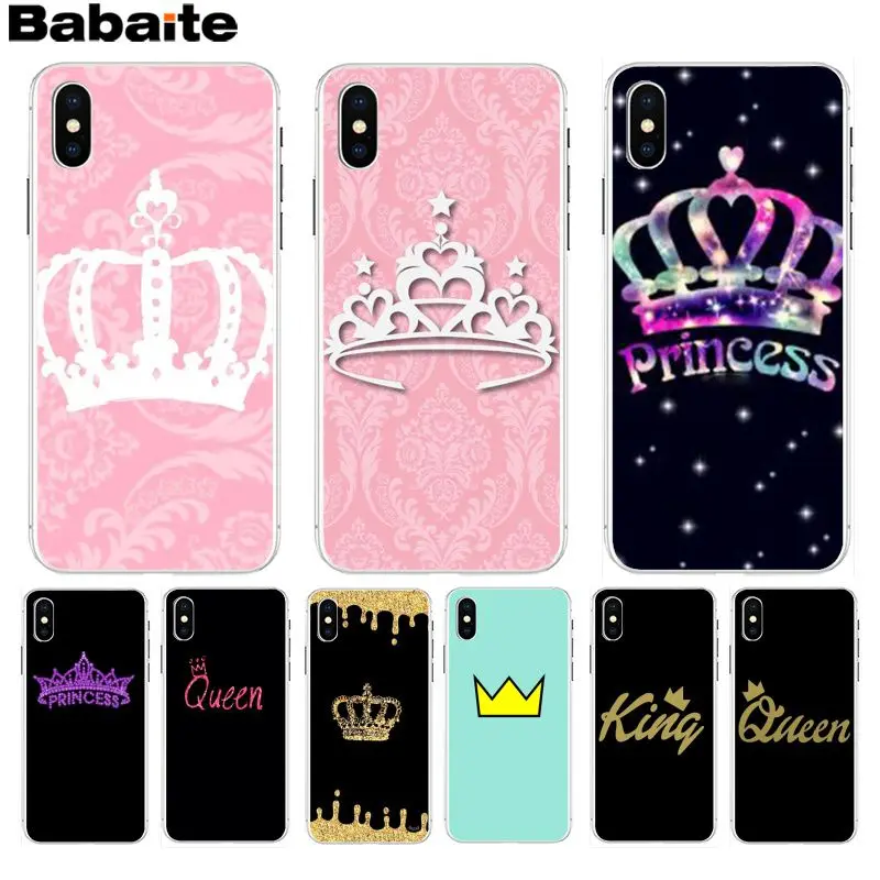 buy Babaite Pink PRINCESS Queen boss crown king On Sale Luxury Cool Phone Case for Apple iPhone 8 7 6 6S Plus X XS max 5 5S SE XR