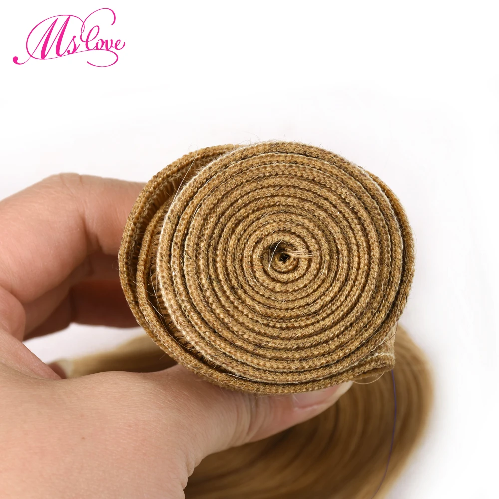 Ms Love Pre Colored #27 Blonde Bundles With Closure Brazilian Body Wave Hair Bundles With Closure Remy Human Hair With Closure Ms Love Pre Colored #27 Blonde Bundles With Closure Brazilian Body Wave Hair Bundles With Closure Remy Human Hair With Closure