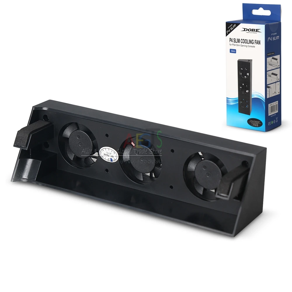 

Intelligent Cooling Fan For PS4 Slim Console Heat Exhauster Temperature Control ABS Cooling Fan For Sony Playstation 4 Slim