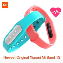 Последним в Исходном Xiaomi Mi Группа 1 S признакам монитор сердечного ритма новый смарт браслеты для iPhone Xiaomi Mi4 Mi4i Android 4.4 телефон