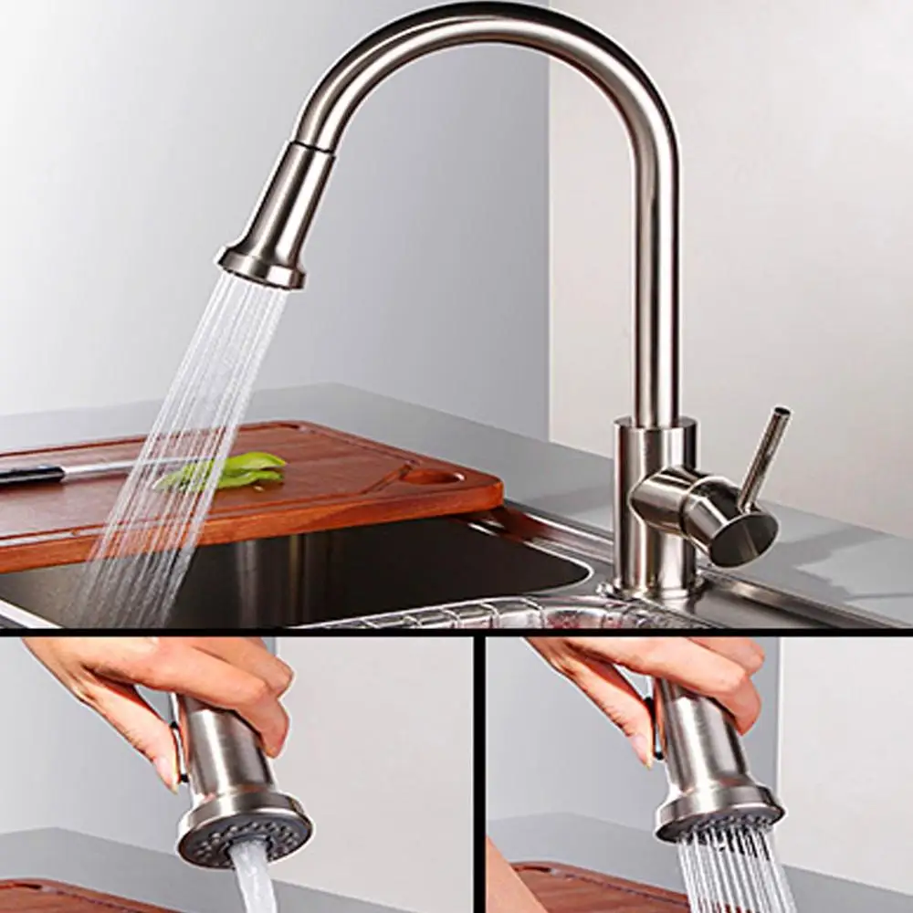 

Free shipping 1PC Kitchen Faucet Spray Head Kitchen Sink Pull Down Faucet Sprayer Spare Parts