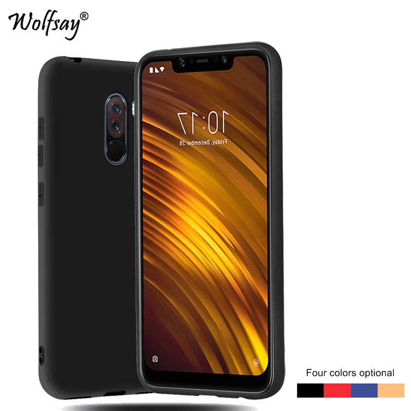 

For Xiaomi Pocophone F1 Case Soft Rubber Matte Protective Phone Case For Xiaomi Pocophone F1 TPU Bumper For Xiaomi Pocophone F1