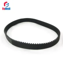 2pc HTD3M Timing Belt Transmission 210/213/216/219/222/228/231/234/237/240/246/249/252/255/258-3M 10mm Width Gear