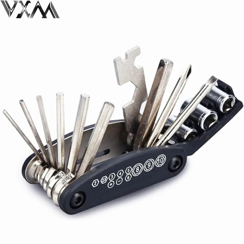 VXM15 in 1 Multi Bicycle Repair Tools Set Hex Key /Socket Wrench