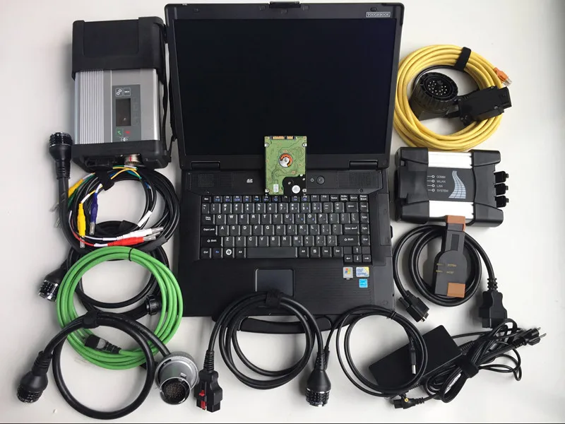 Mb star c5 и forbmw icom next a2 с hdd 1 ТБ новейшее программное обеспечение 2в1 ноутбуком cf52 4g
