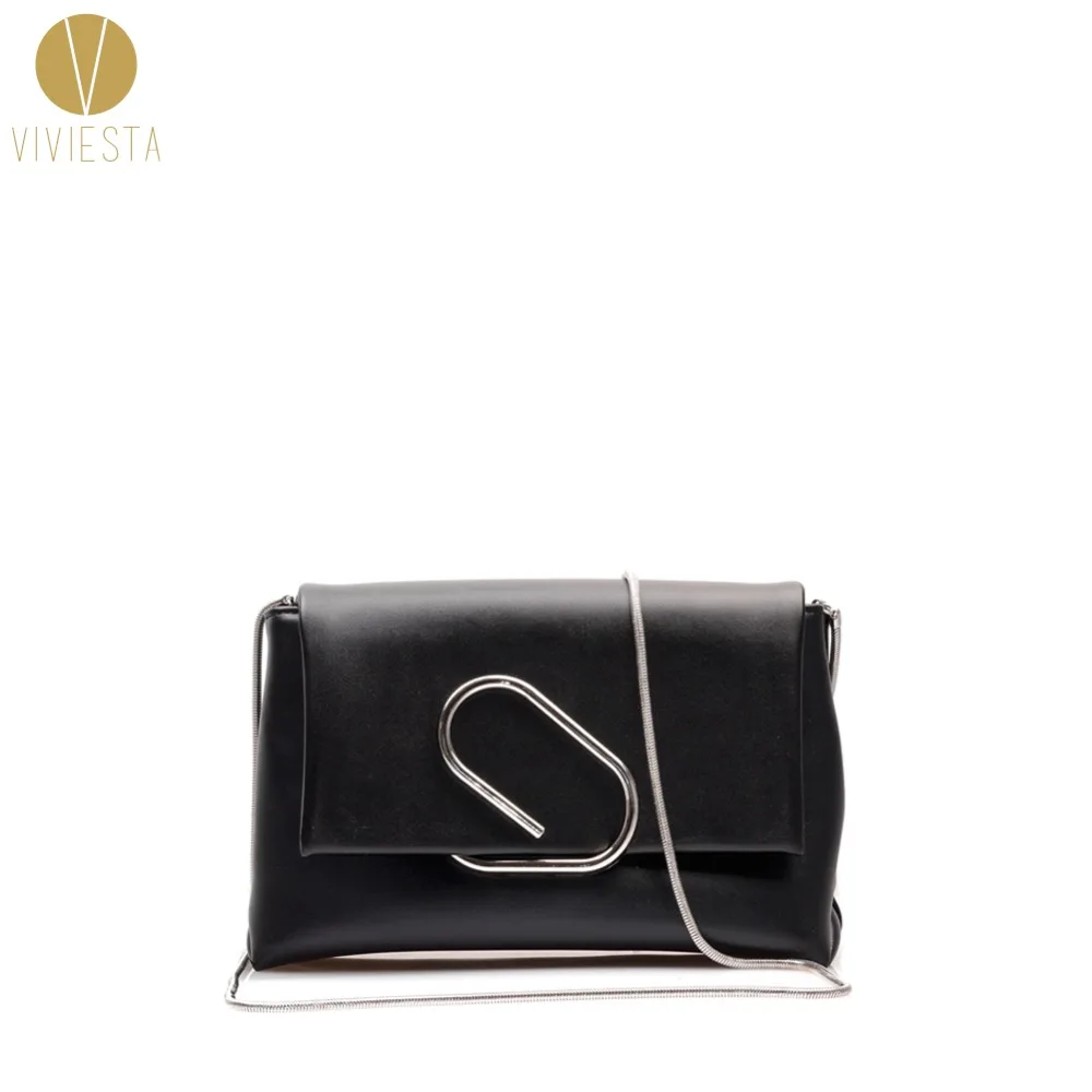 

BENT PAPER CLIP CHAIN ACROSS BAG Women's 2019 Famous Fashion Designer Paperclip Pin Lock Shoulder Crossbody Clutch Bag Handbag
