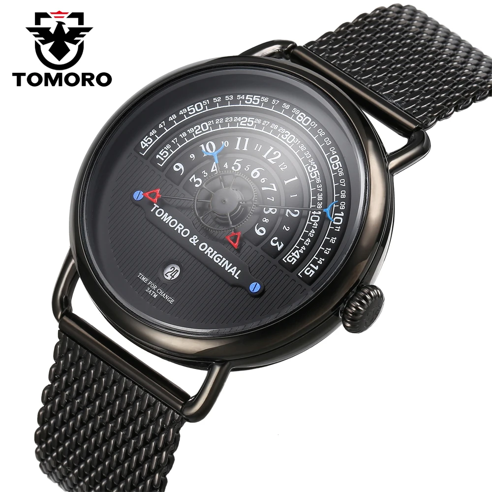 Часы TOMORO мужские из нержавеющей стали водонепроницаемые|watch brand|watch watchwatches watch |