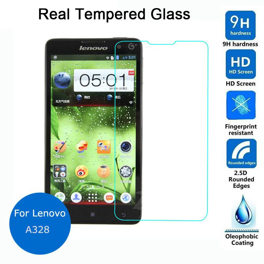 

For Lenovo A328 Tempered glass Screen Protector 9h 0.26mm 2.5 Safety Protective Glass Film on A328T A 328 Guard Protection