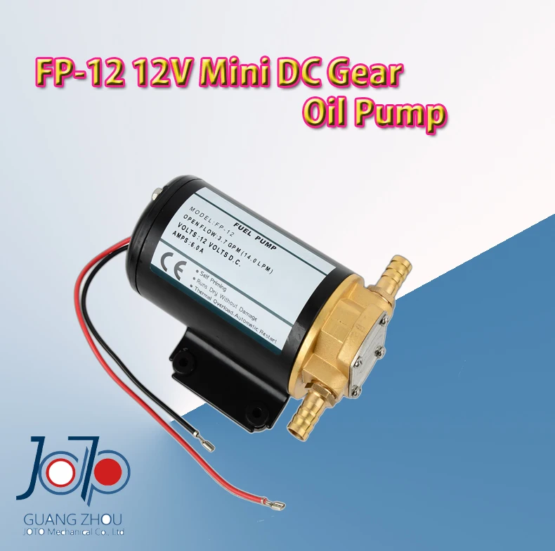 

610 FP-12 12V DC Micro self-priming Gear Gasoline Petrol Diesel Oil Pump
