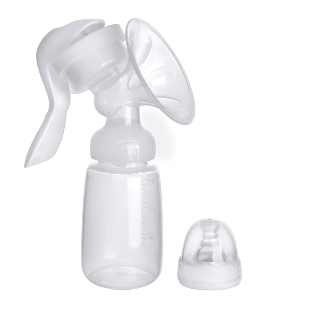 Manual Breast Pump Breast Feeding Baby Nipple Suction Milk Bottle Sucking