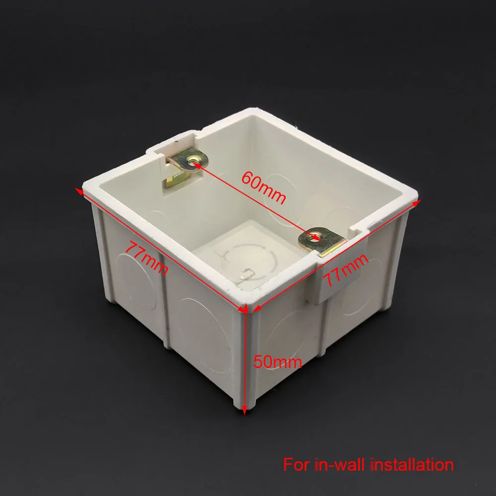 

86 Type Mounting Box High Strength Material Thicker International Standard Inside Wall Installation Box for Switch Thermostat