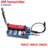 Transmisor AM de 3 canales, 1MHZ, 3MHZ, 5mzh con antena para receptor de radio, transmisor o teléfono ► Foto 1/2