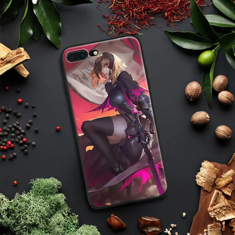 

Fate grand order jeanne darc alter Tpu Soft Silicone Phone Case Cover Shell For Apple IPhone 5 5s SE 6 6s 7 8 Plus X 10