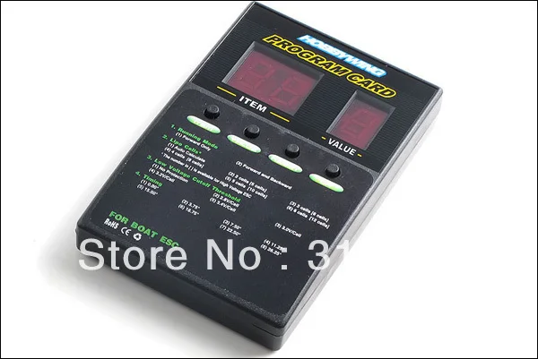 

Hobbywing RC Boat Program Card LED Program Box 2B Programm Card For Seaking Series Brushless ESC For Boat