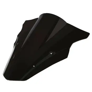 

Motorcycle Dual Bubble Windshield Windscreen Protect For Kawasaki Ninja 650 EX650 2012-2016