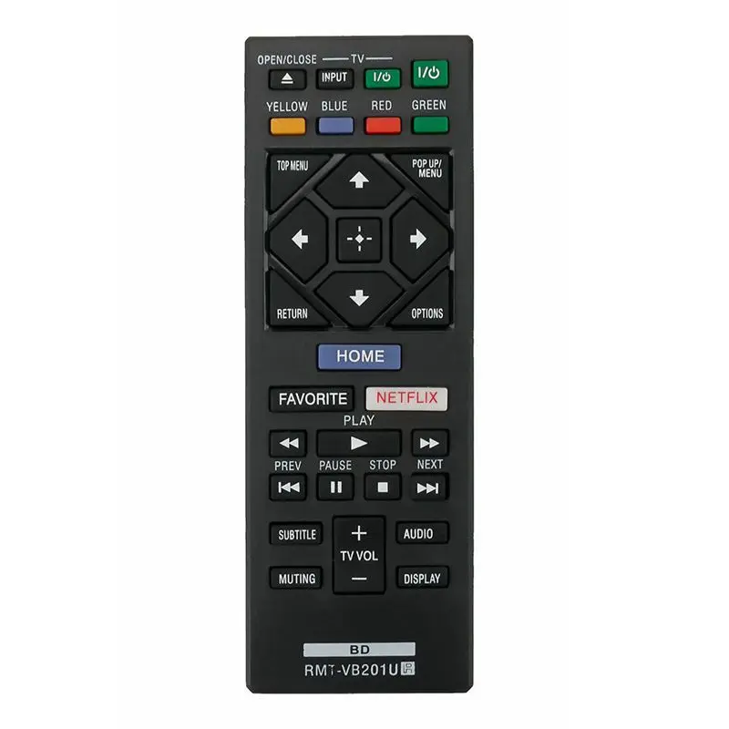 

New RMT-VB201U Replaced Remote for Sony Blu-ray BDP-S3700 BDP-BX370 BDP-S1700 #8