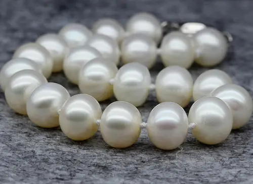 #^Special Price Jewelr 004863 natural 12-13mm AAA+ round white south sea pearl necklace Locket jewelry