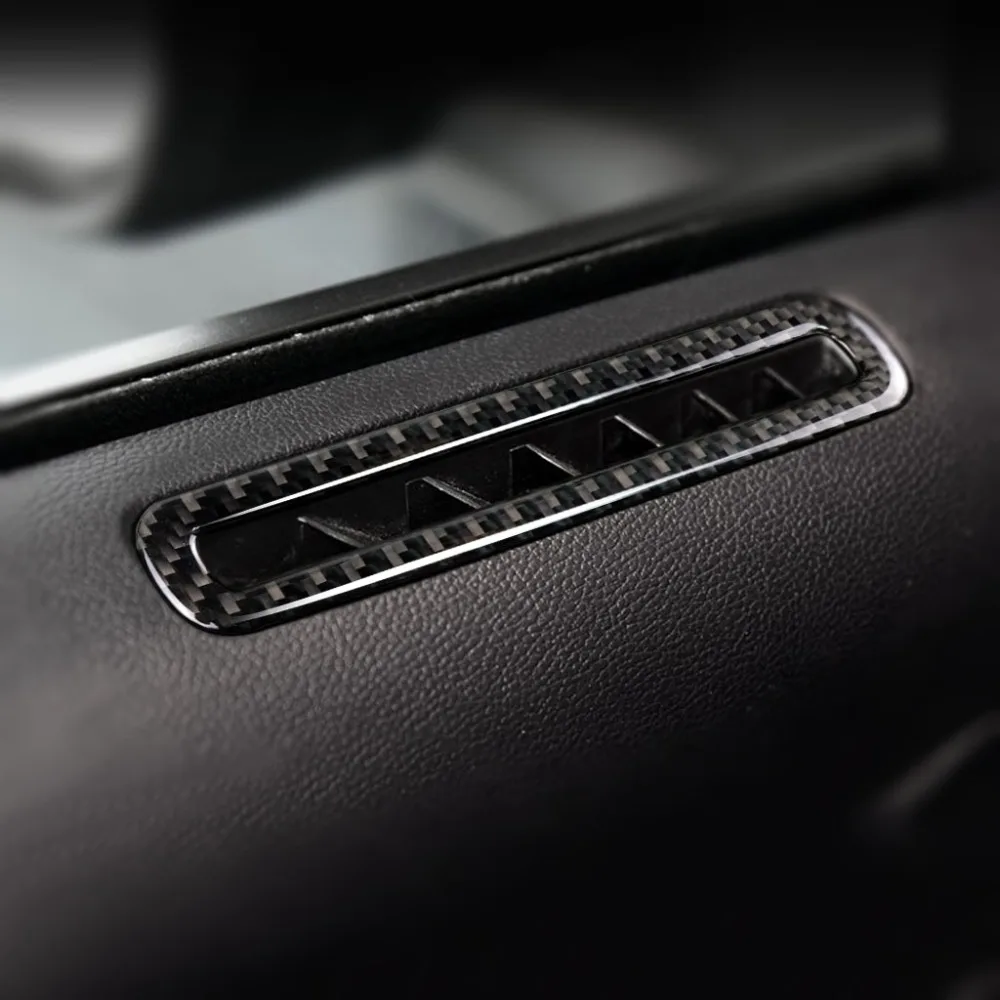 Для Ford Mustang углеродного волокна двери автомобиля Air AC на выходе Vent накладка
