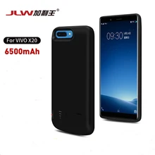 JLW 6500 мАч Внешний Back Батарея защелка-зарядное устройство Крышка для Vivo X20 без подбородка мягкий TPU все включено Мощность банк КРЫШКА ДЛЯ VIVO X20