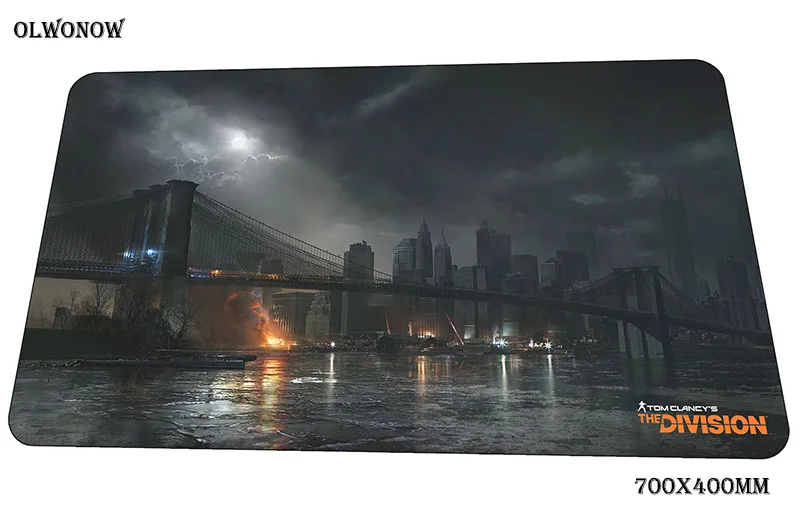 Коврик для мыши tom clancy's the division 700x400x3 мм игровой коврик для геймера гелевая компьютерная клавиатура со встроенной мышью персональные игровые коврики