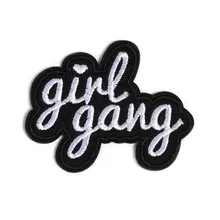 10PCS Souvenir Embroidery Girl Gang Patch Novelty 