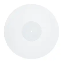 12 بوصة 3 مللي متر الأبيض الاكريليك سجل سادة مكافحة ساكنة LP الفينيل حصيرة Slipmat ل الدوار الفونوغراف اكسسوارات