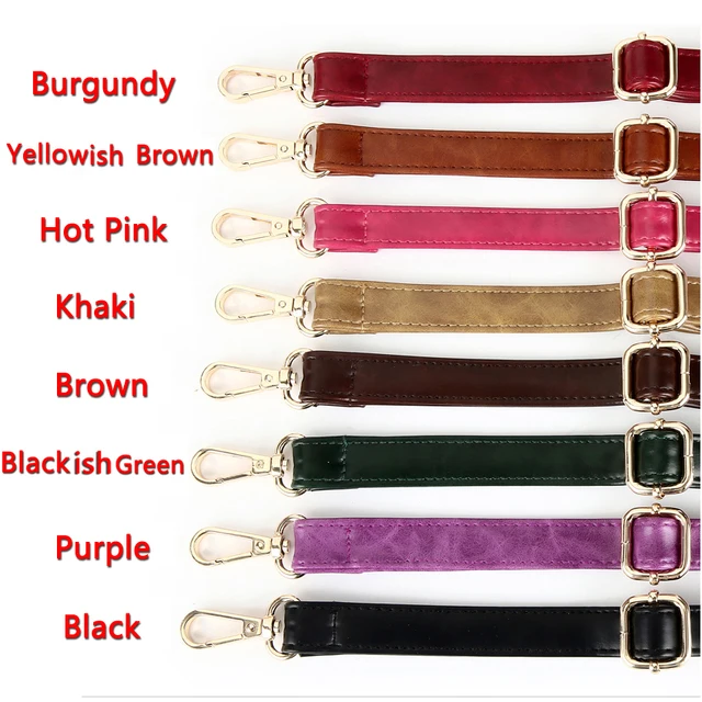 4 Metal Colors Diy Adjule Replacement Shoulder Bag Strap Belt Diy Adjule Replacement Shoulder Bag Strap Belt Vintage Pu Leather Straps