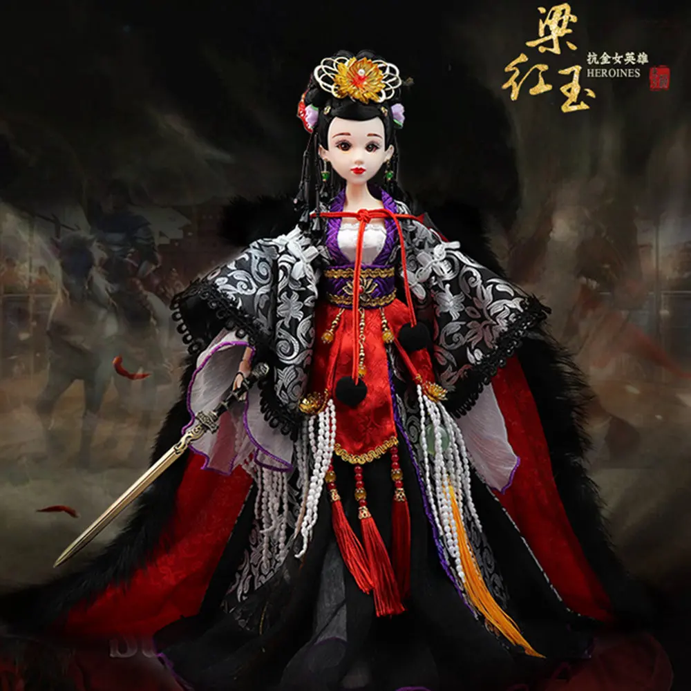 

Fortune Days East Charm ancient costume doll 1/6 like BJD dolls Liang Hongyu with makeup 14 Joint body exquisite gift box toy.