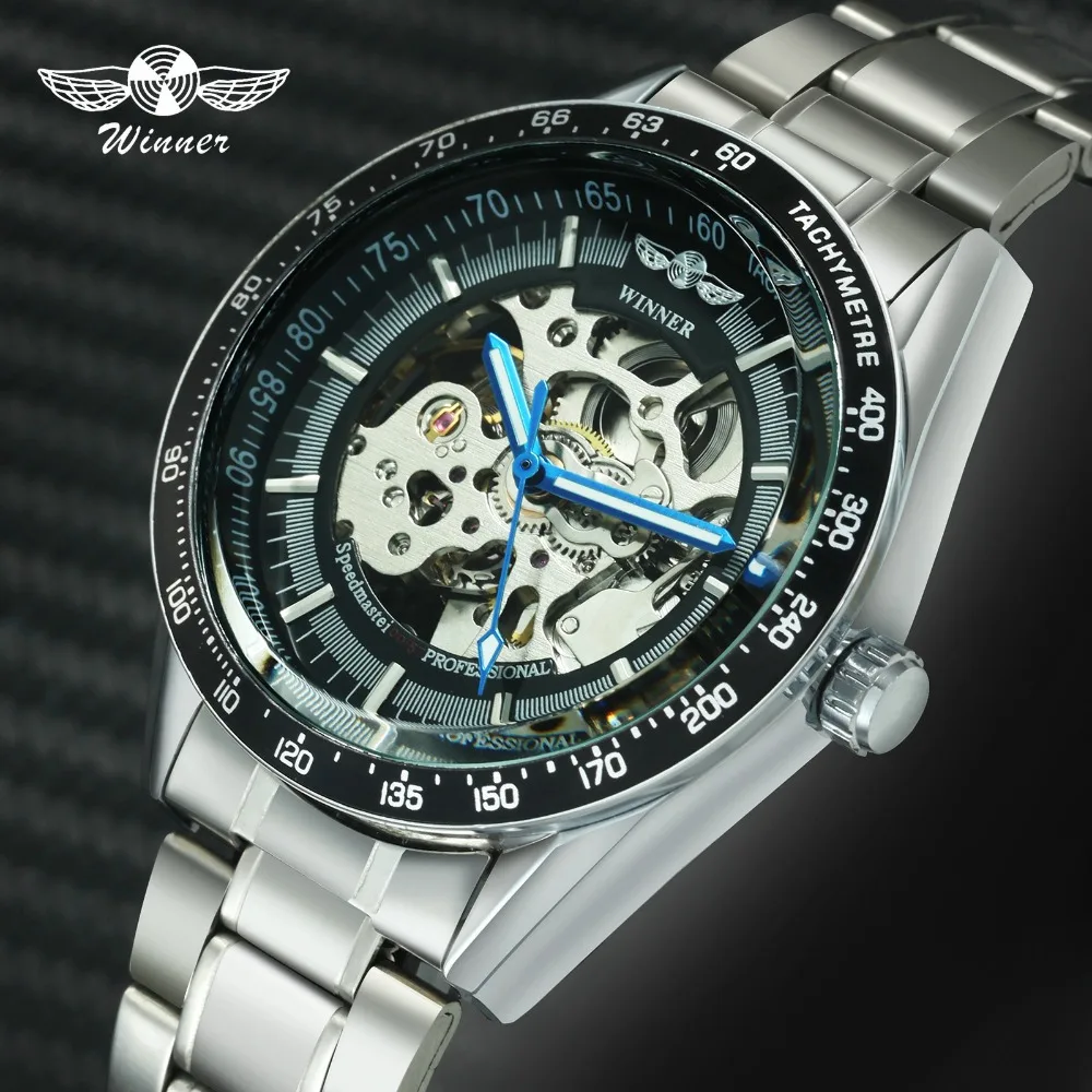 WINNER New Fashion Dress Auto Mechanical Watch Men Top Brand Luxury