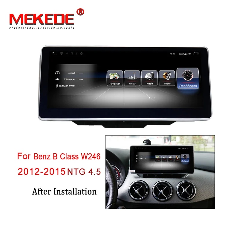 

MEKEDE Car Multimedia Player 4G lte 10.25'' Android 7.1 3+ 32G Car DVD GPS player For BENZ B CLASS W246 2012-2018