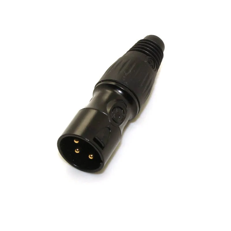 NEUTRIK YONGSHENG GOLD 3 Pin YS177 Male XLR PLUGS YS176 Female XLR Connector jack free shipping